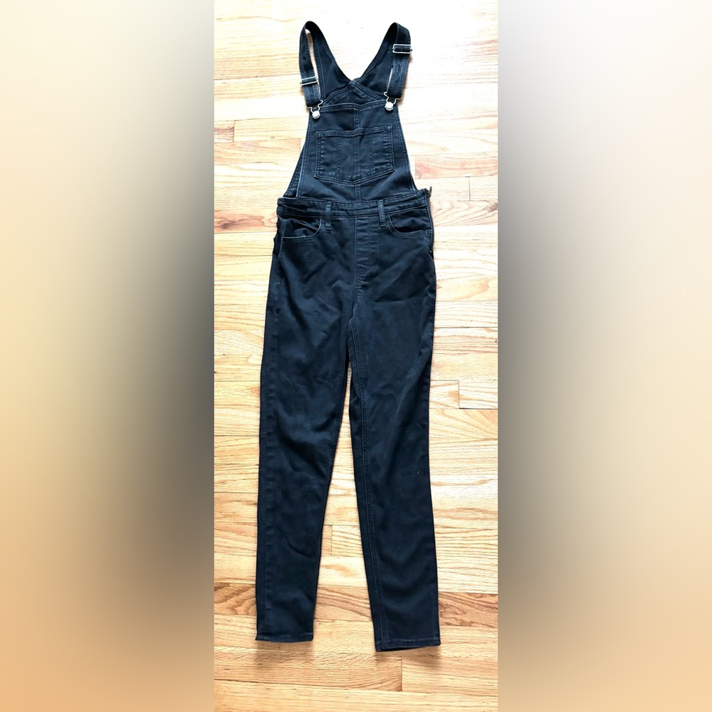 Levi's Black Denim Overalls